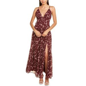 Fame & Partners The Fernwood Gown NEW WITH TAGS NWT Size 6 Floral Slit Dress
